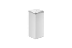 GTV Опора мебельная GTV DAK27, квадратная, H=100 мм, профиль 40×40 мм, алюминий, цвет белый.